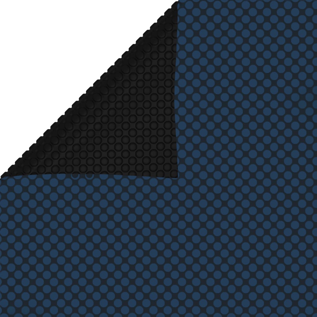 Floating PE Solar Pool Film 450x220 cm Black and Blue - Unbeatable Bargains
