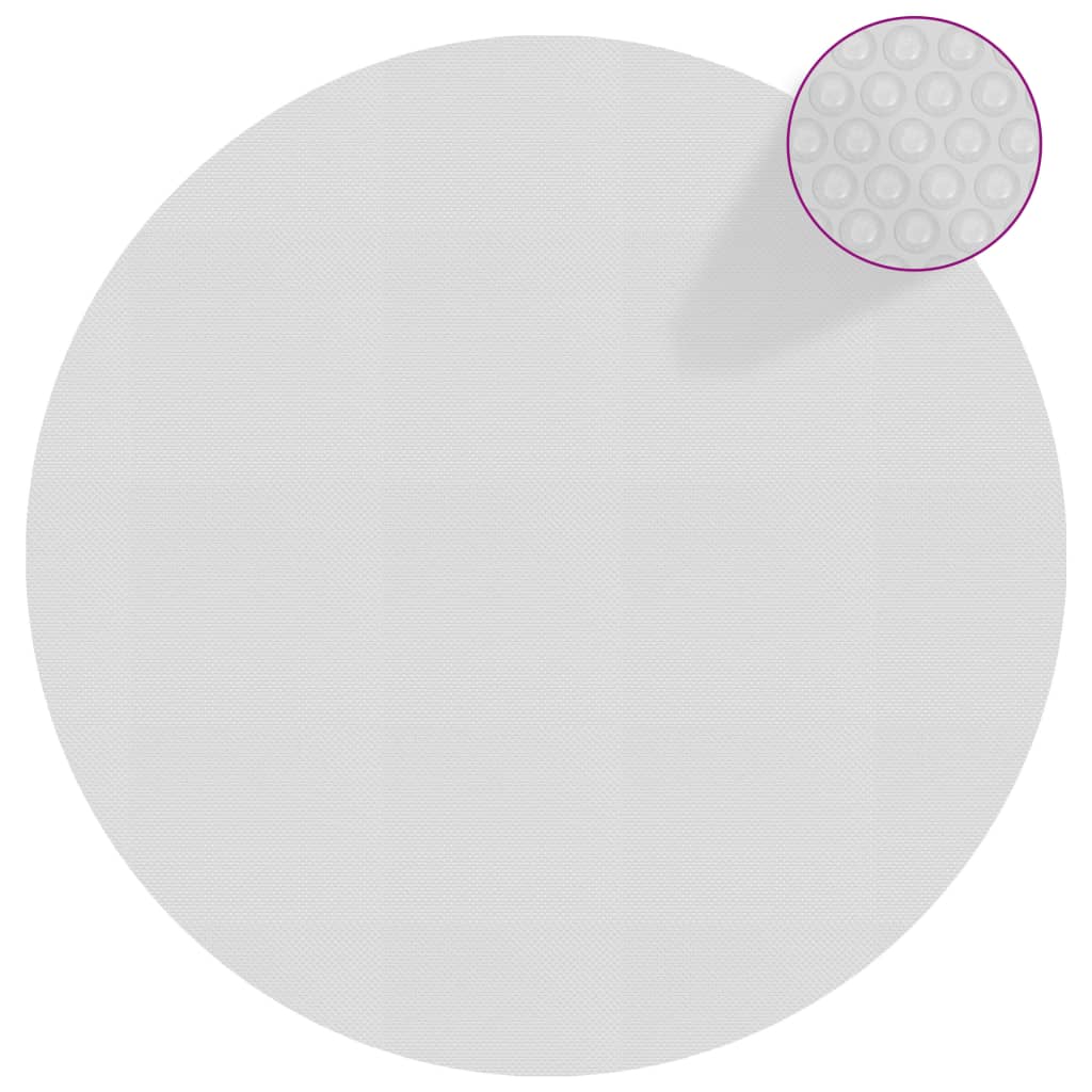 Floating PE Solar Pool Film 527 cm Grey - Brittle & Co