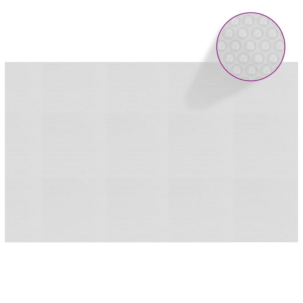 Floating PE Solar Pool Film 260x160 cm Grey - R and M Furniture