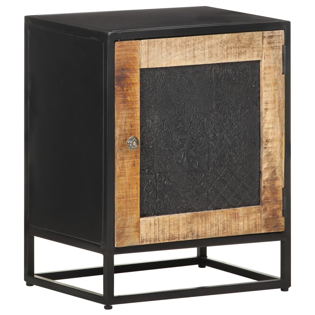 Bedside Table - AREZZO Zoe Nightstand Natural 40cm - Brittle & Co