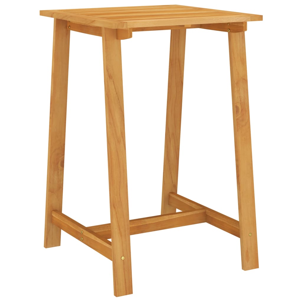 Garden Bar Table 70x70x104 cm Solid Acacia Wood - R and M Furniture