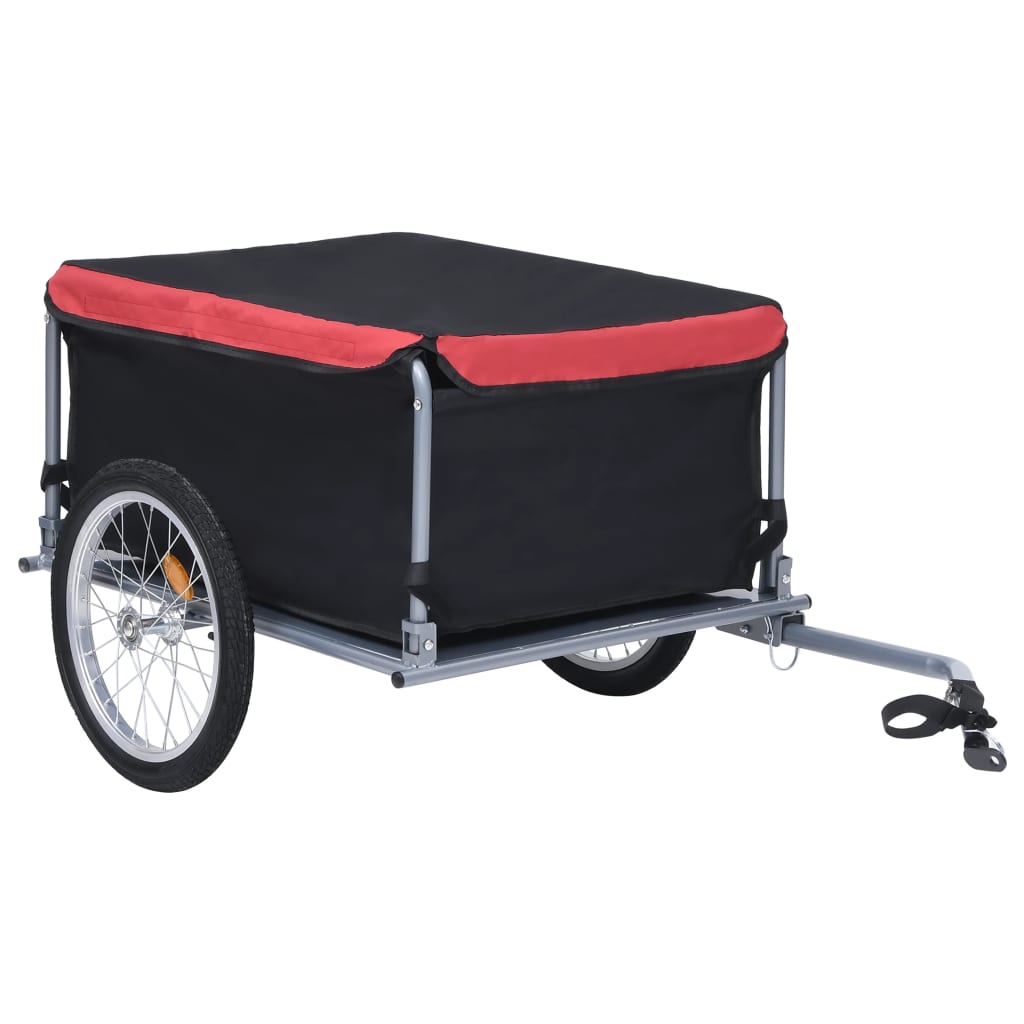 Bike Trailer Black and Red 65 kg - Merkel Designers
