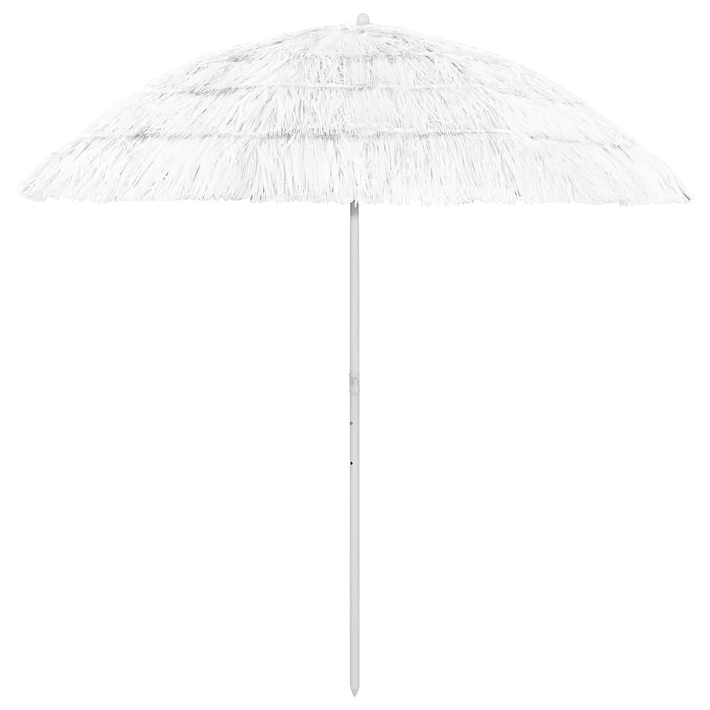 MIAGLEN Hawaii Beach Parasol 240 cm - White - Charlotte Dunes
