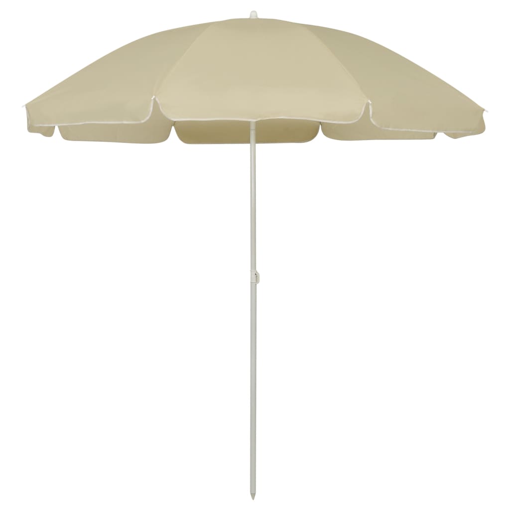 Beach Umbrella Sand Yellow 240 cm - Tyrell & Tyrell