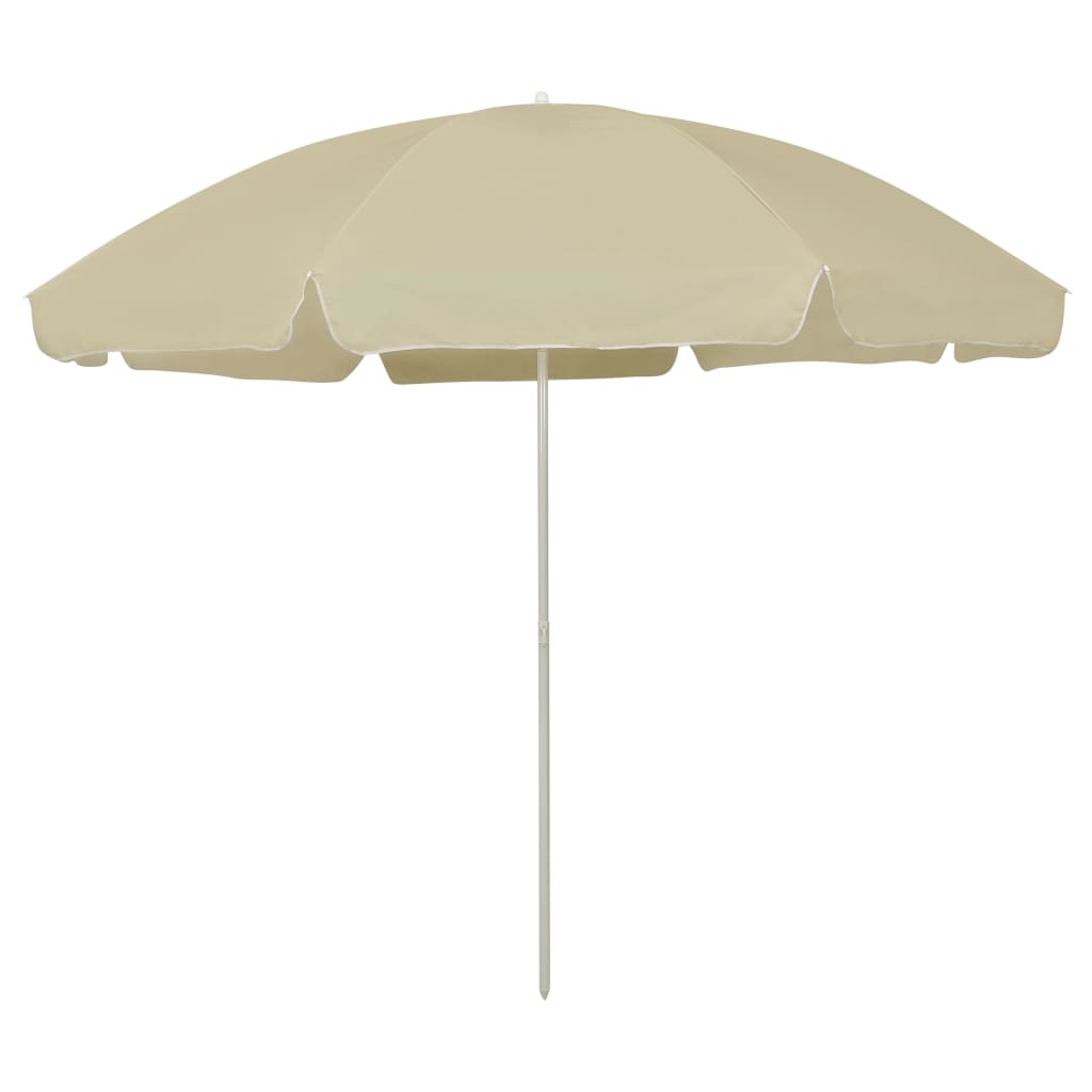 Beach Umbrella Sand Yellow 300 cm - Decor Base