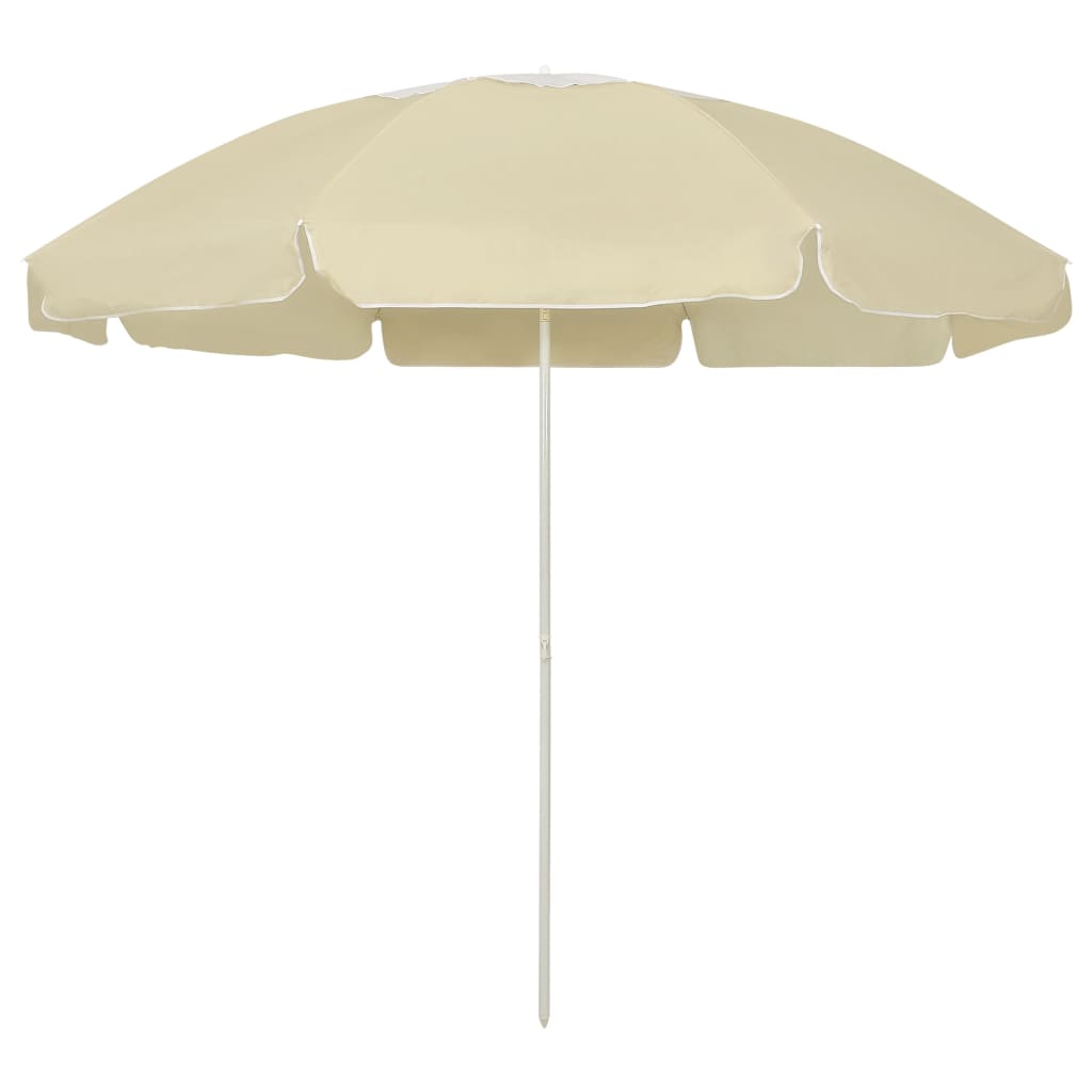 Beach Umbrella Sand Yellow 240 cm - Tyrell & Tyrell