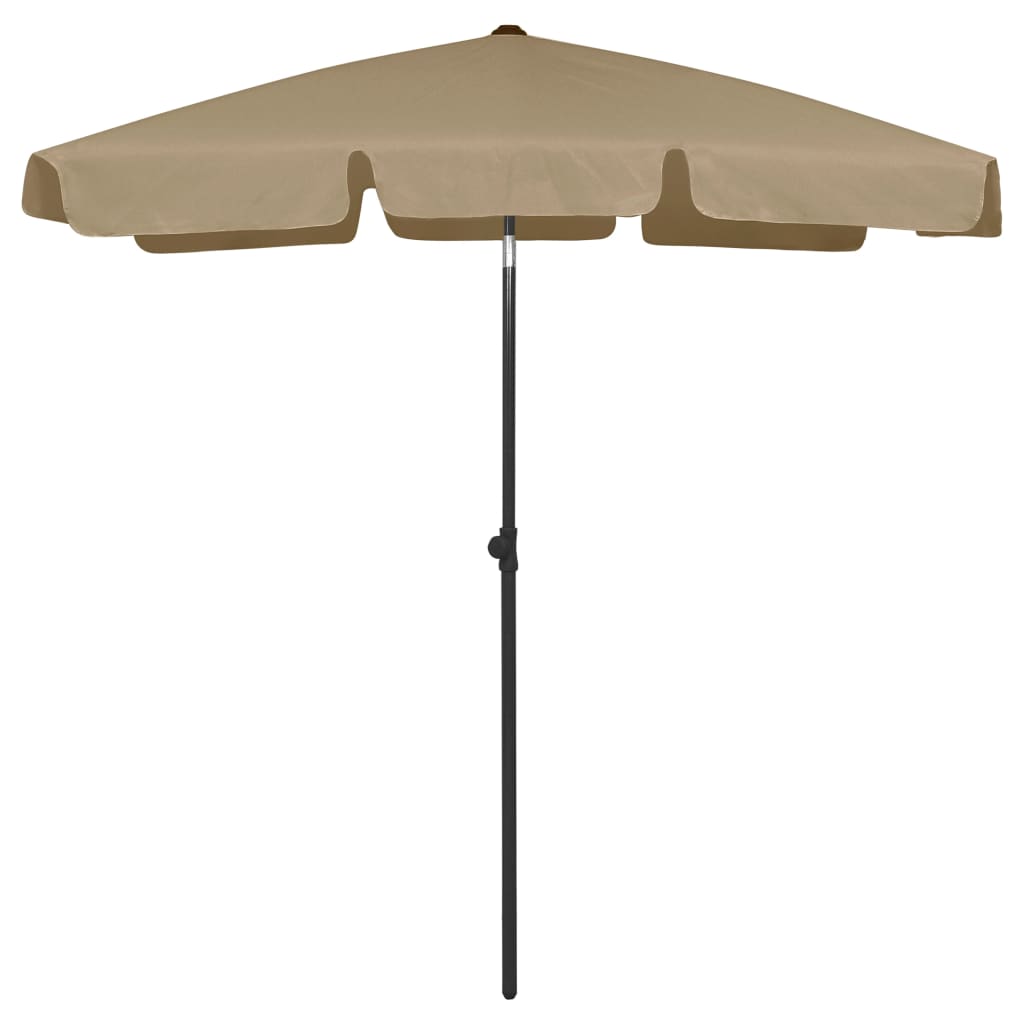 Beach Umbrella Taupe 180x120 cm - Tyrell & Tyrell