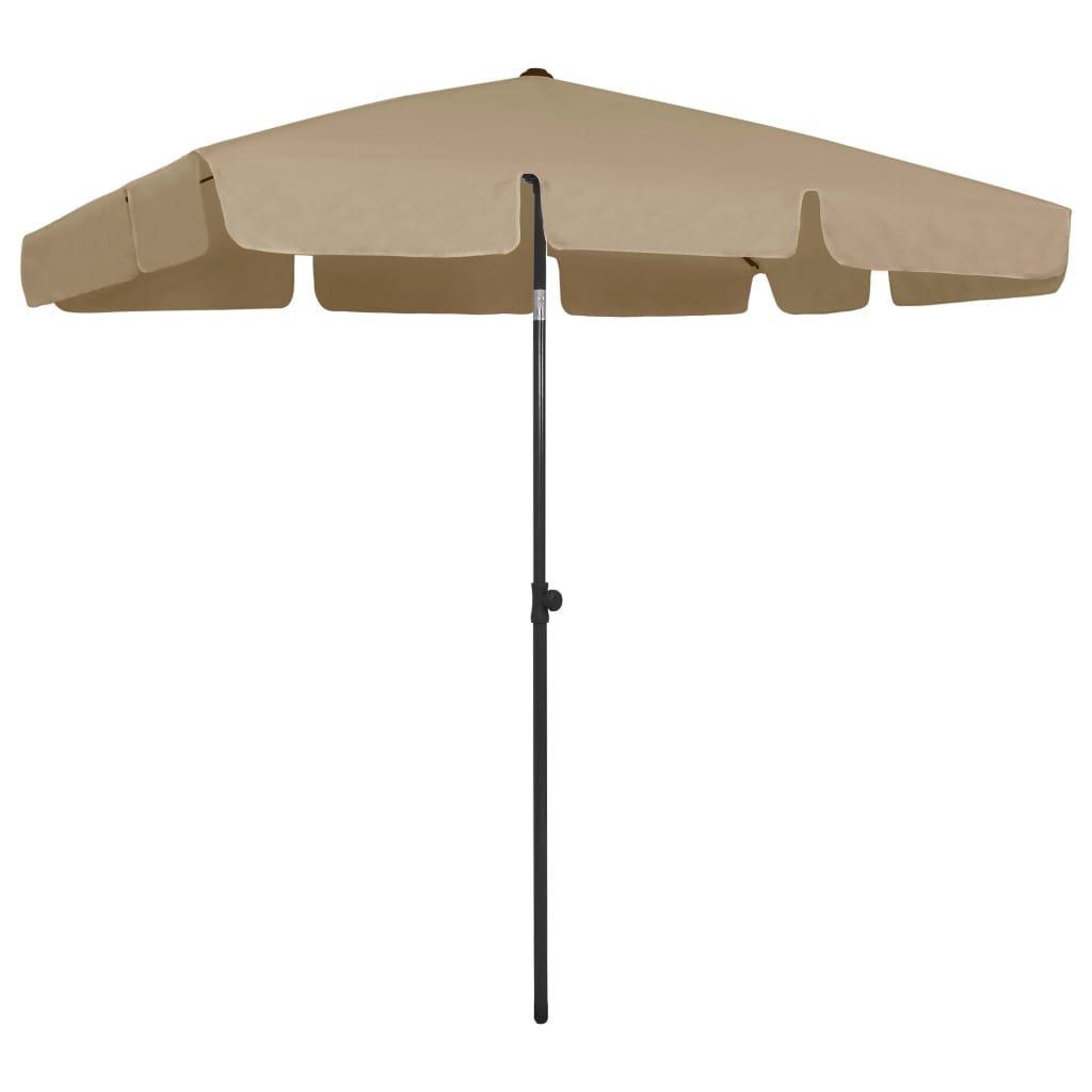 Beach Umbrella Taupe 200x125 cm - Millennium Furniture