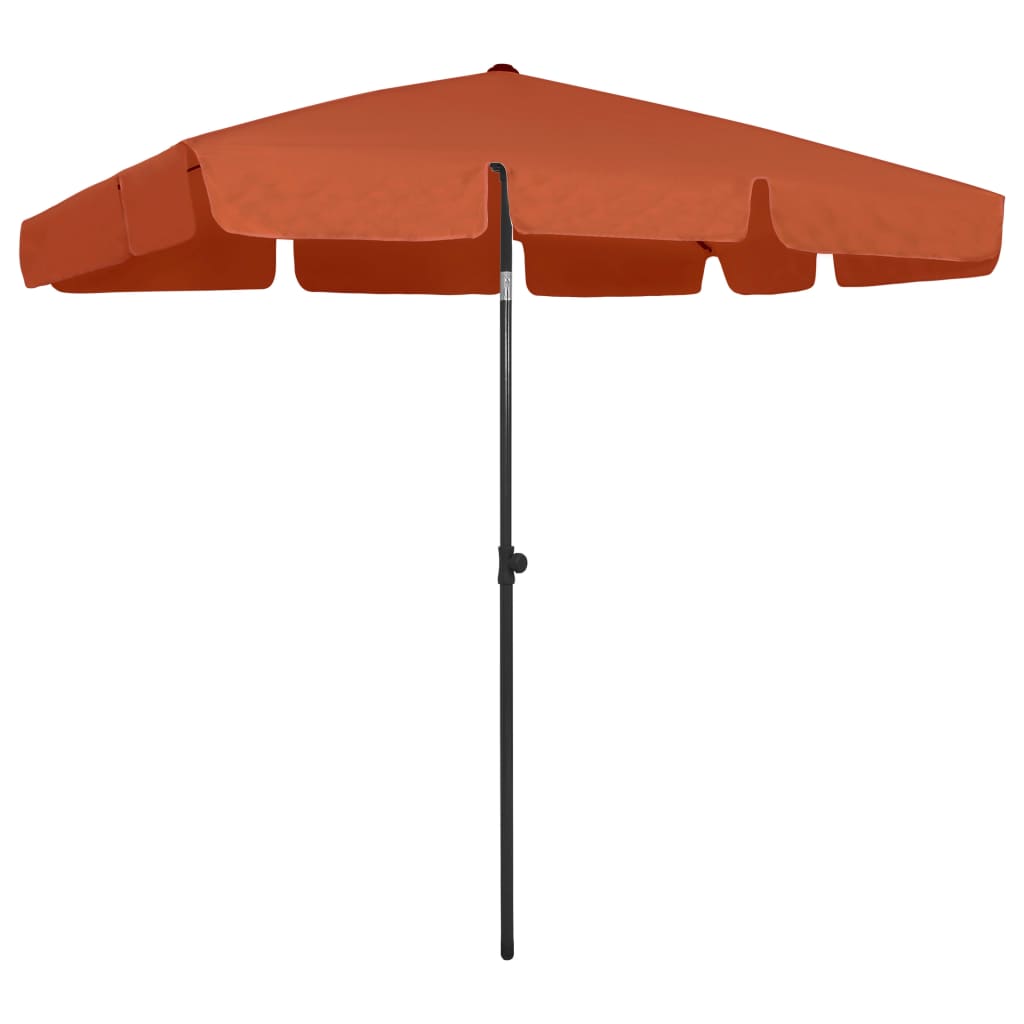 Beach Parasol Terracotta 200x125 cm - Sid & Sam