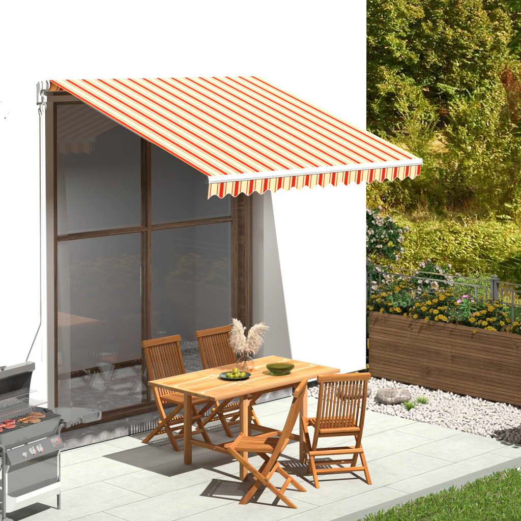 Replacement Fabric for Awning Yellow and Orange 3x2.5 m - Millennium Furniture