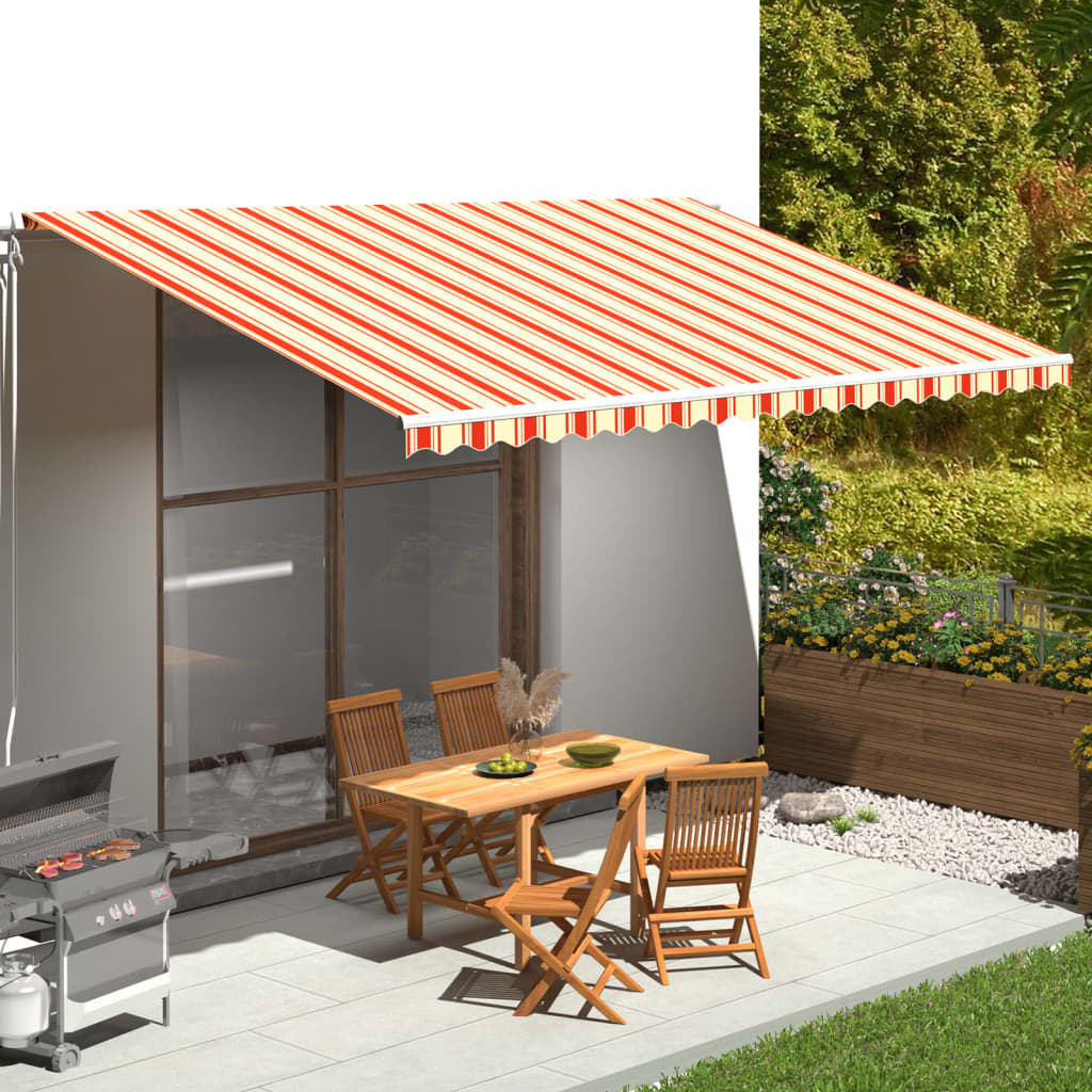 Replacement Fabric for Awning Yellow and Orange 5x3 m - Discount Dealers