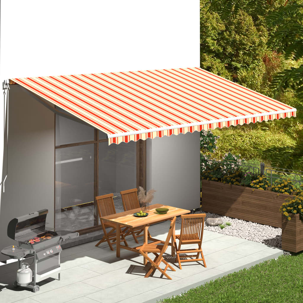 Replacement Fabric for Awning Yellow and Orange 6x3 m - Casper Homes