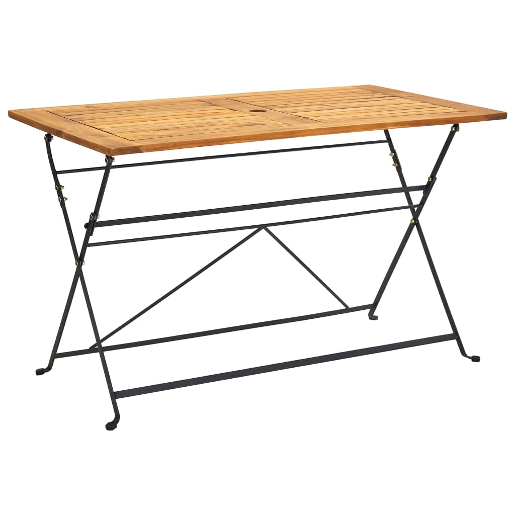 Folding Garden Table 120x70x74 cm Solid Acacia Wood - Tyrell & Tyrell