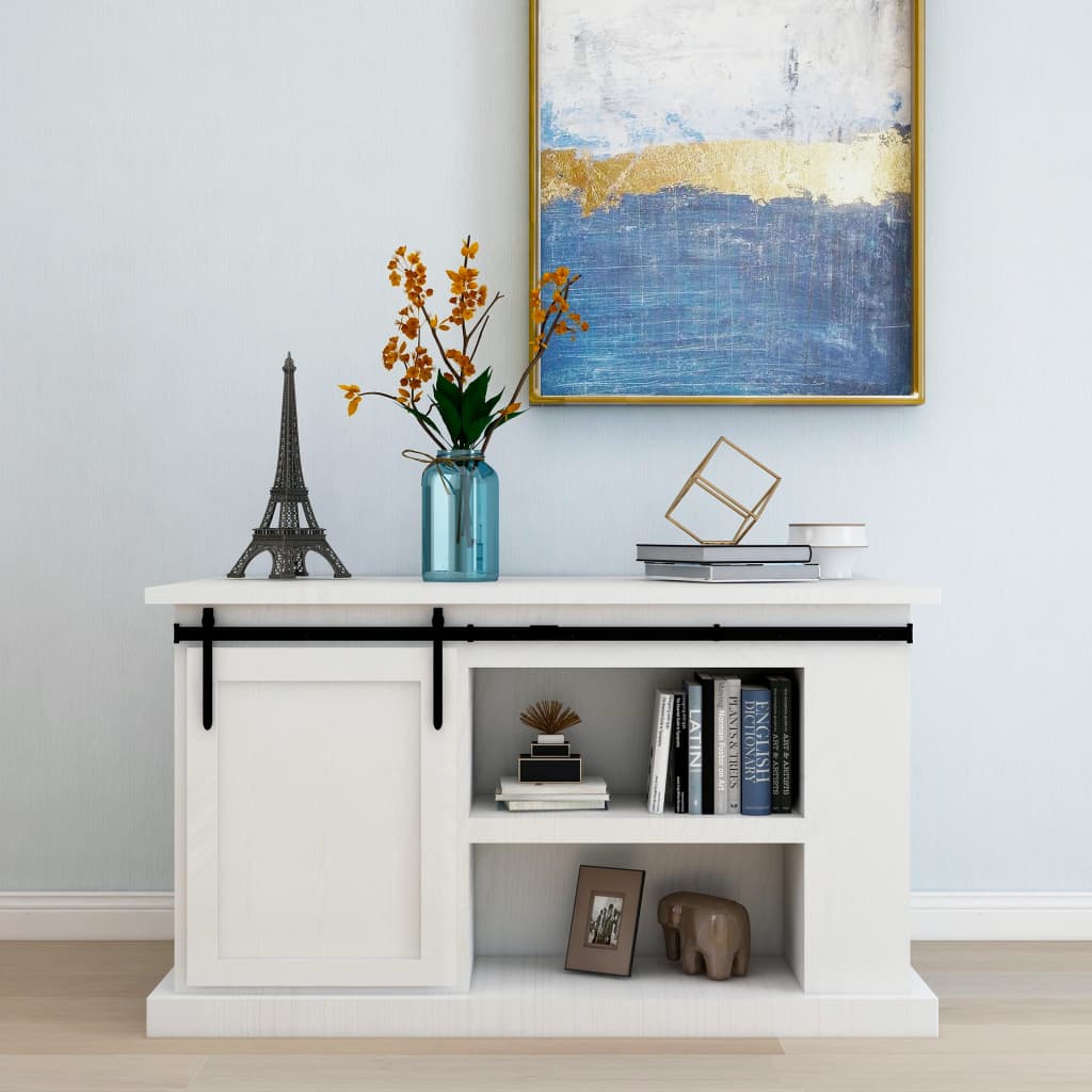 Mini Sliding Cabinet Door Kit Carbon Steel 122 cm - Decor Base