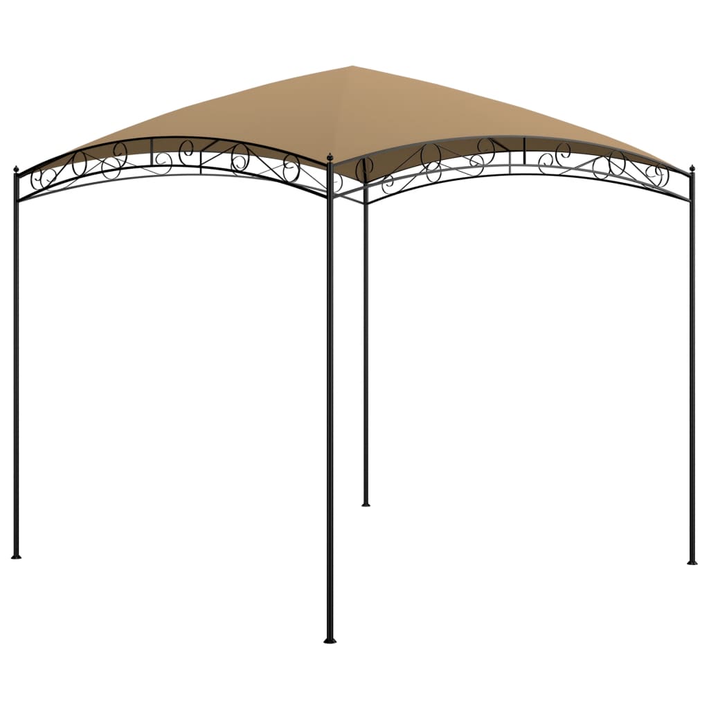 Gazebo 3x3x2.65 m Taupe 180 g/m2 - Merkel Designers