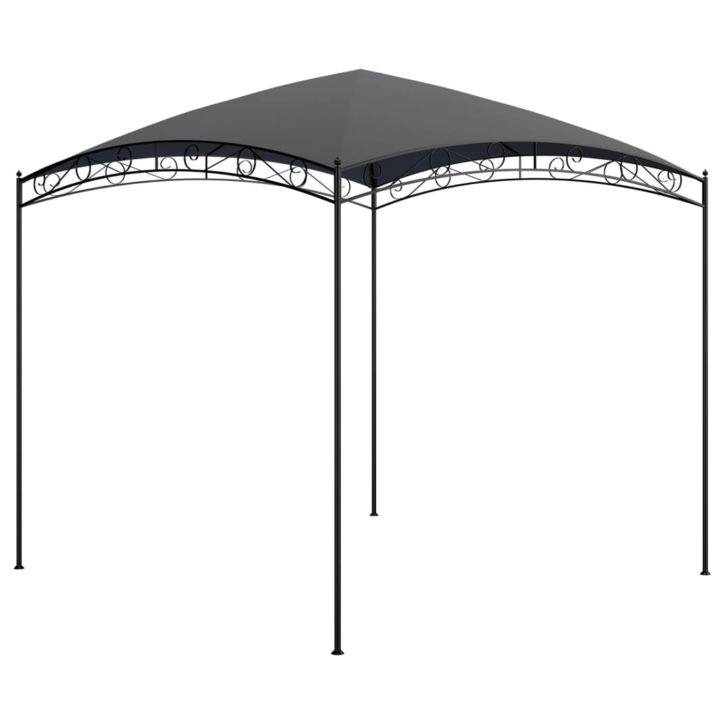 Gazebo 3x3x2.65 m Anthracite 180 g/mÂ² - Casper Homes
