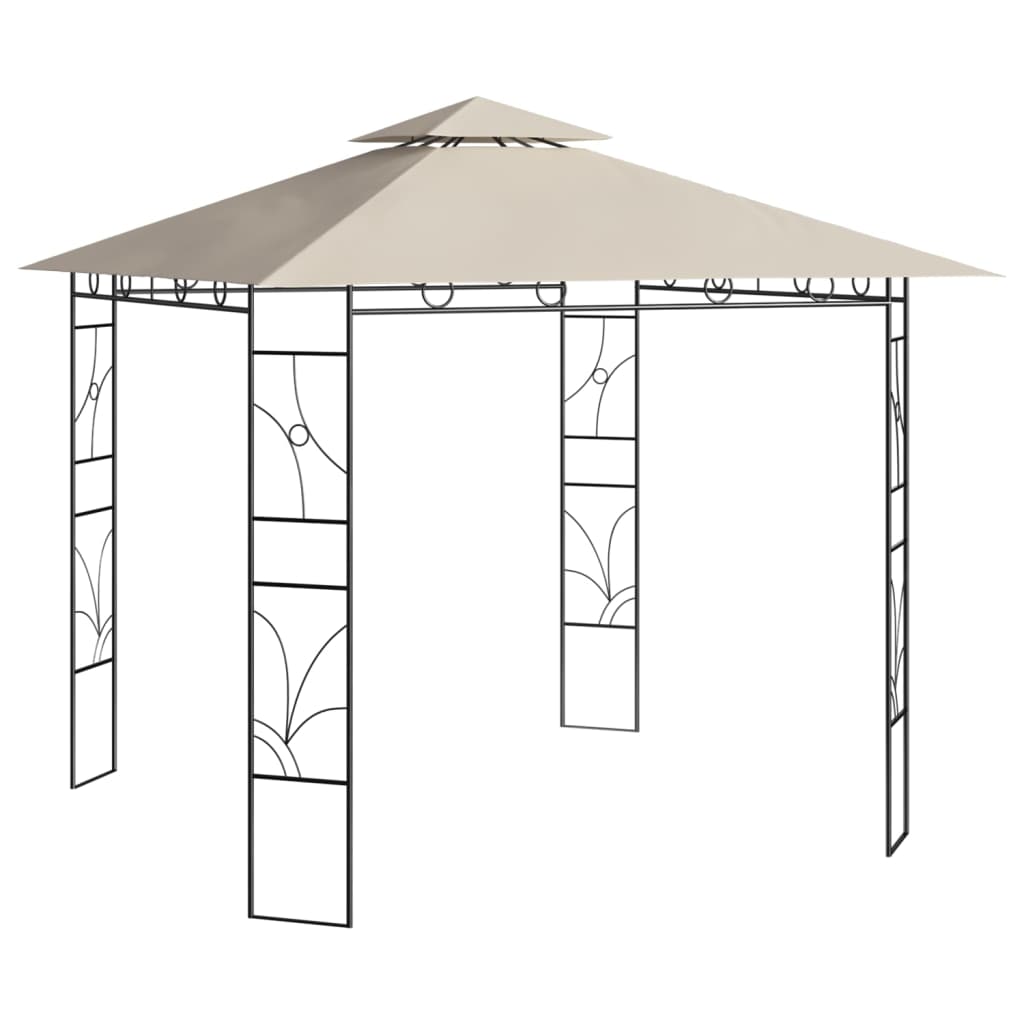 Gazebo 3x3x2.7 m Cream 160 g/m2 - Tyrell & Tyrell