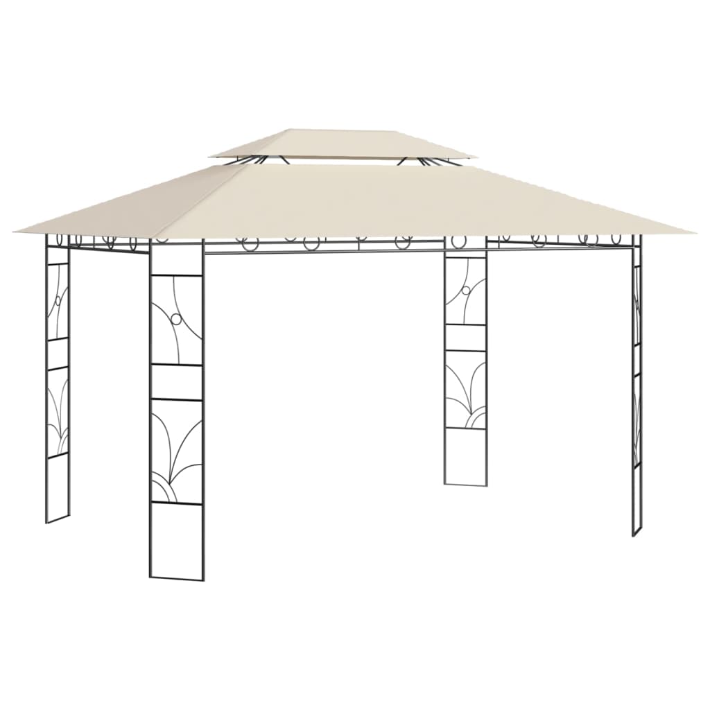 Gazebo 4x3x2.7 m Cream 160 g/m2 - Casper Homes