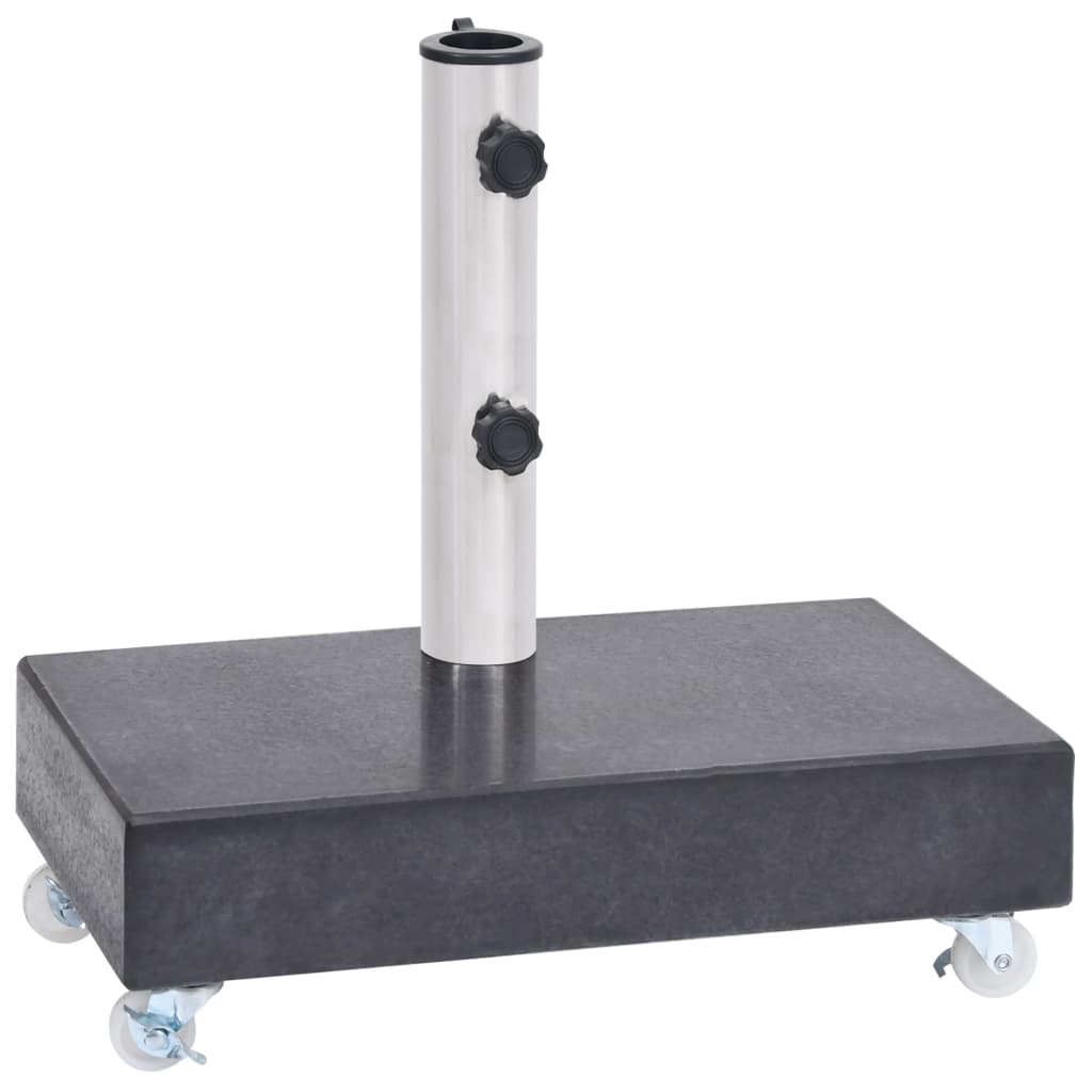 Umbrella Base Black 45x25x8 cm Granite - Millennium Furniture