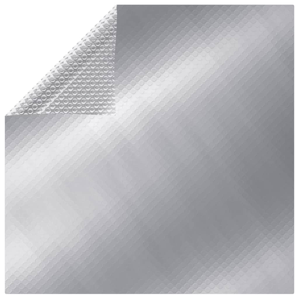 Rectangular Pool Cover 800x500 cm PE Silver - Discount Dealers