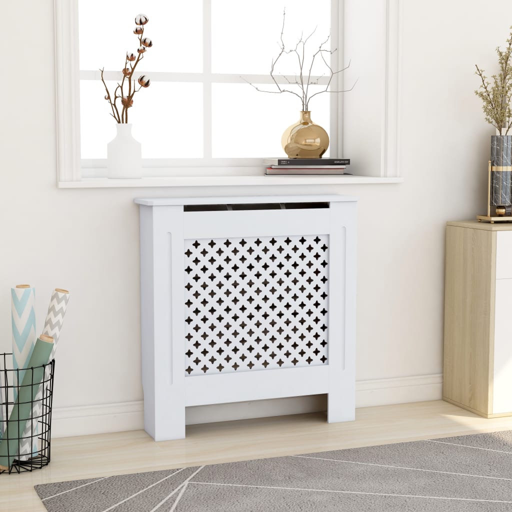 MDF Radiator Cover White 78 cm - Tyrell & Tyrell