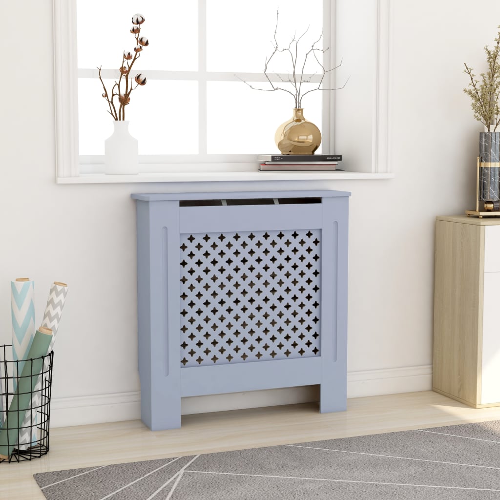 MDF Radiator Cover Grey 78 cm - Discount Dealers