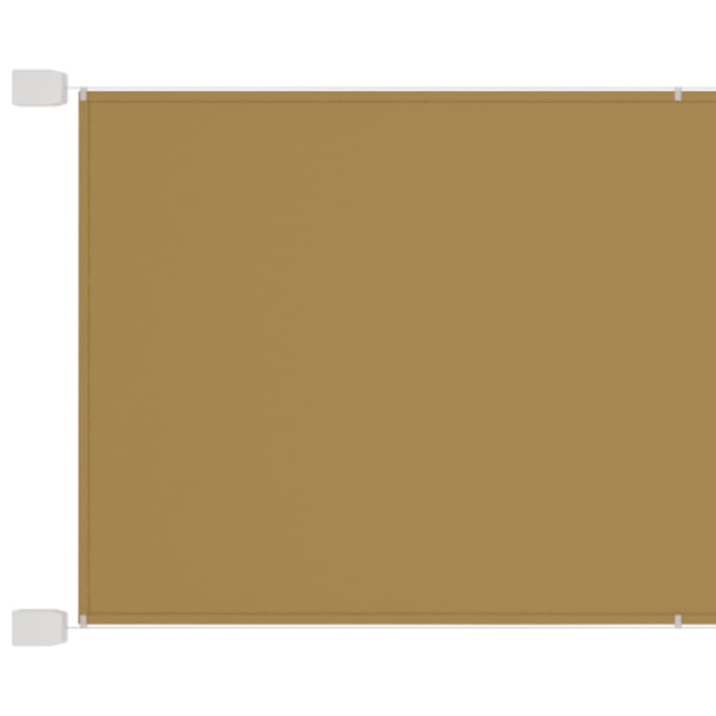 Vertical Awning Beige 60x800 cm Oxford Fabric - Design Hut