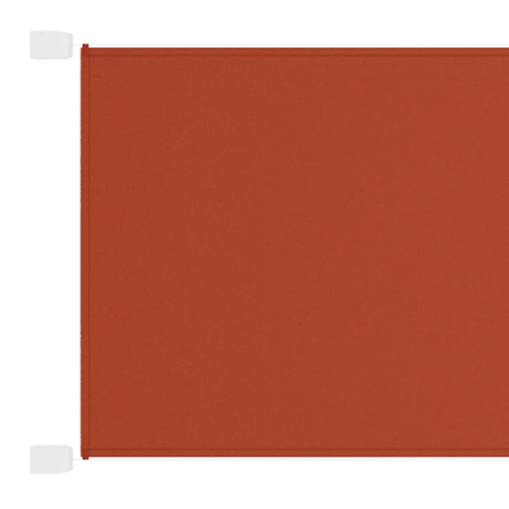 Vertical Awning Terracotta 100x800 cm Oxford Fabric - Design Hut
