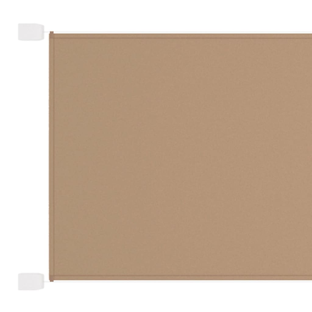 Vertical Awning Taupe 100x1000 cm Oxford Fabric - Casper Homes