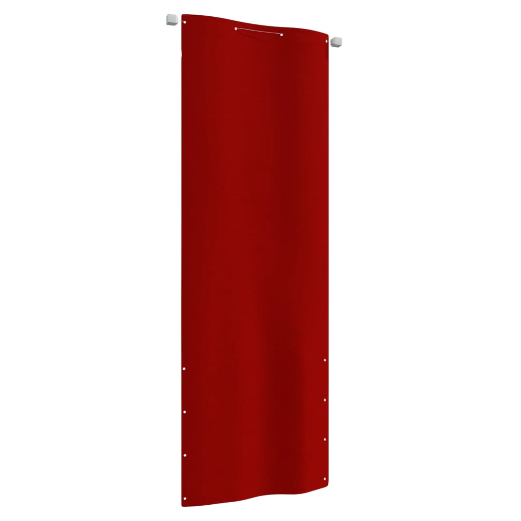 Balcony Screen Red 80x240 cm Oxford Fabric - R and M Furniture