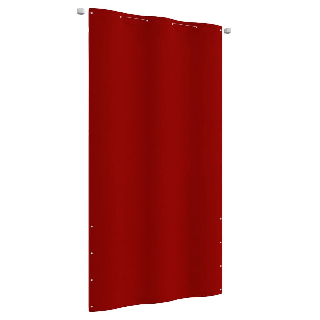 Balcony Screen Red 120x240 cm Oxford Fabric - Decor Base