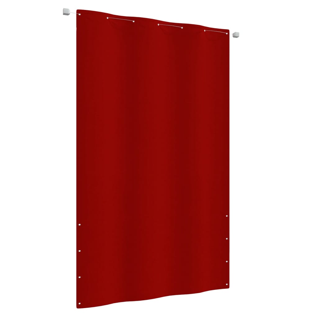 Balcony Screen Red 140x240 cm Oxford Fabric - Unbeatable Bargains