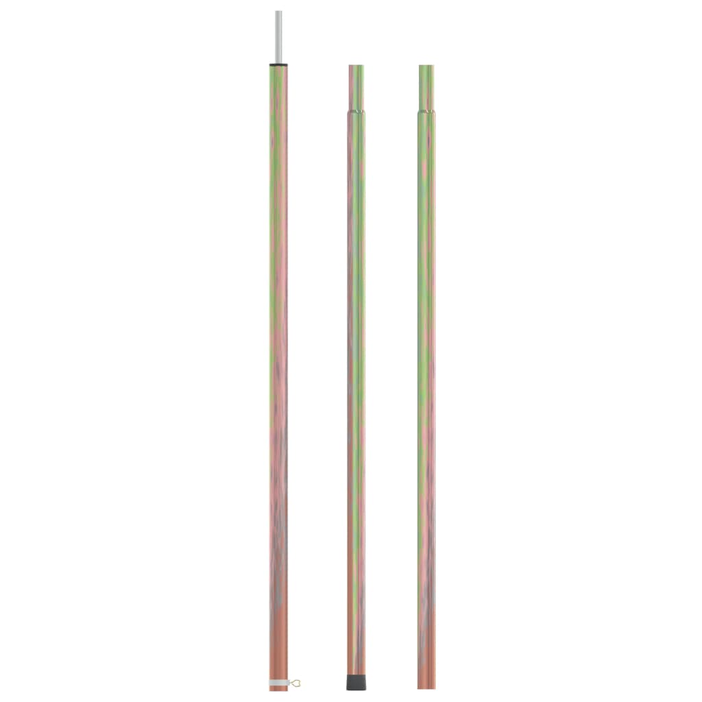 Telescopic Tent Pole with Length of 170-255 cm Galvanised Steel - The Home Maker