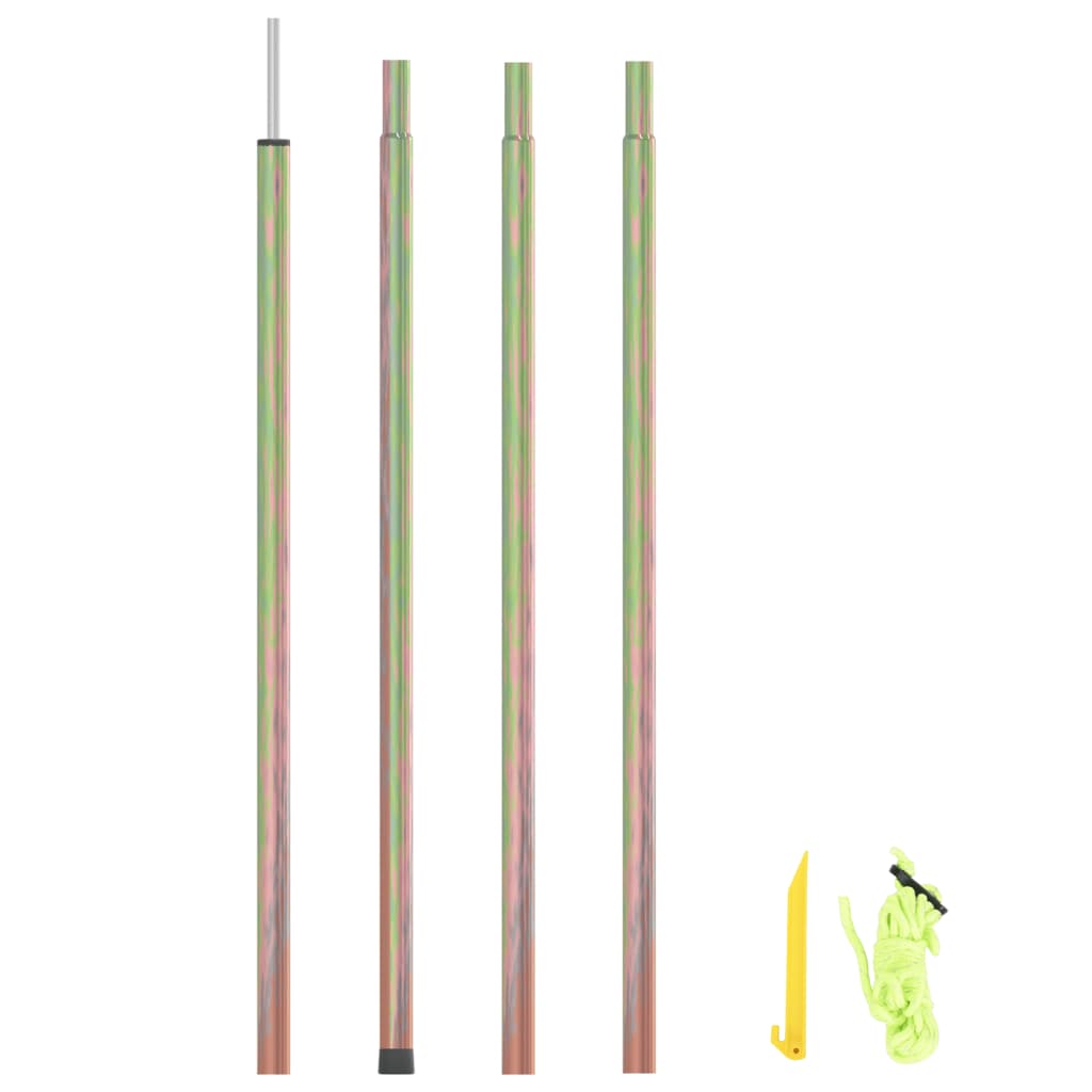 Sunshade Sail Pole 200 cm Galvanised Steel - Unbeatable Bargains