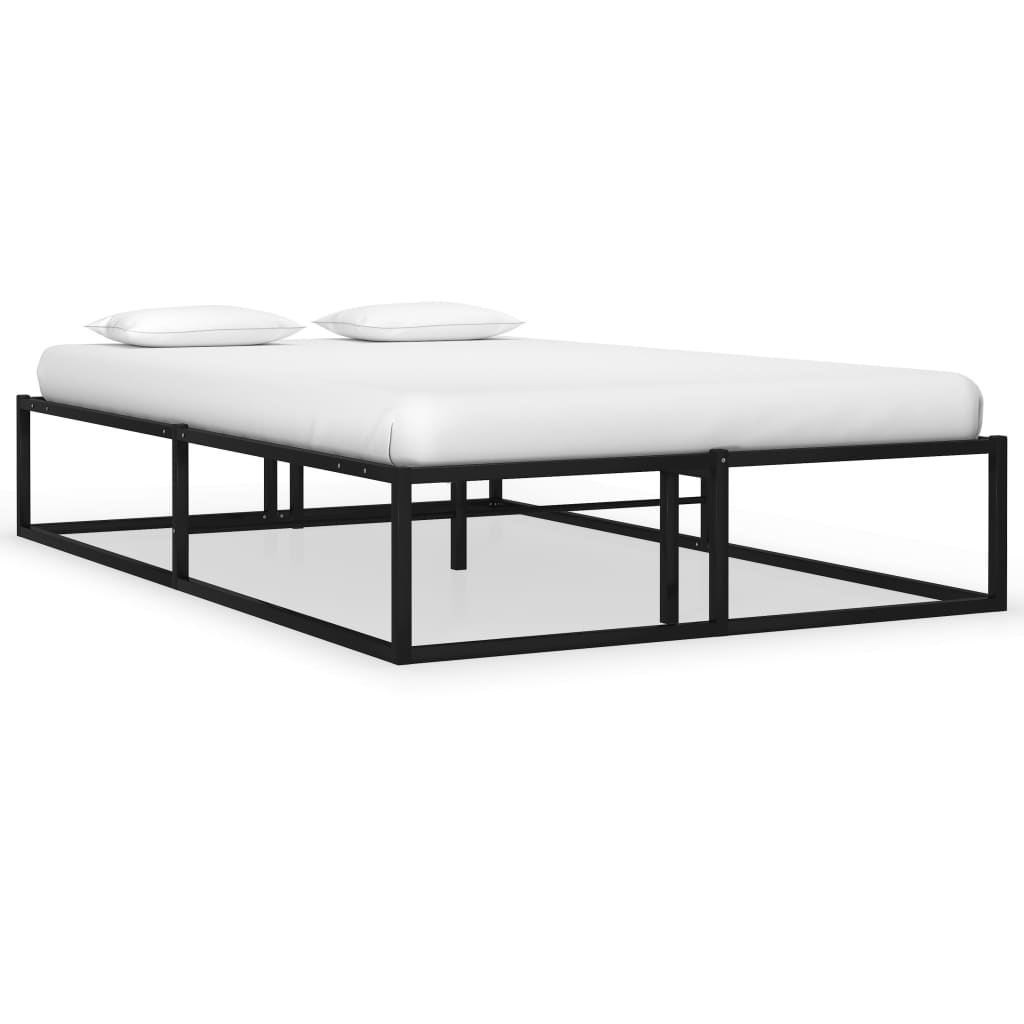 Bed Frame Black Metal 120x200 cm - All Things Good