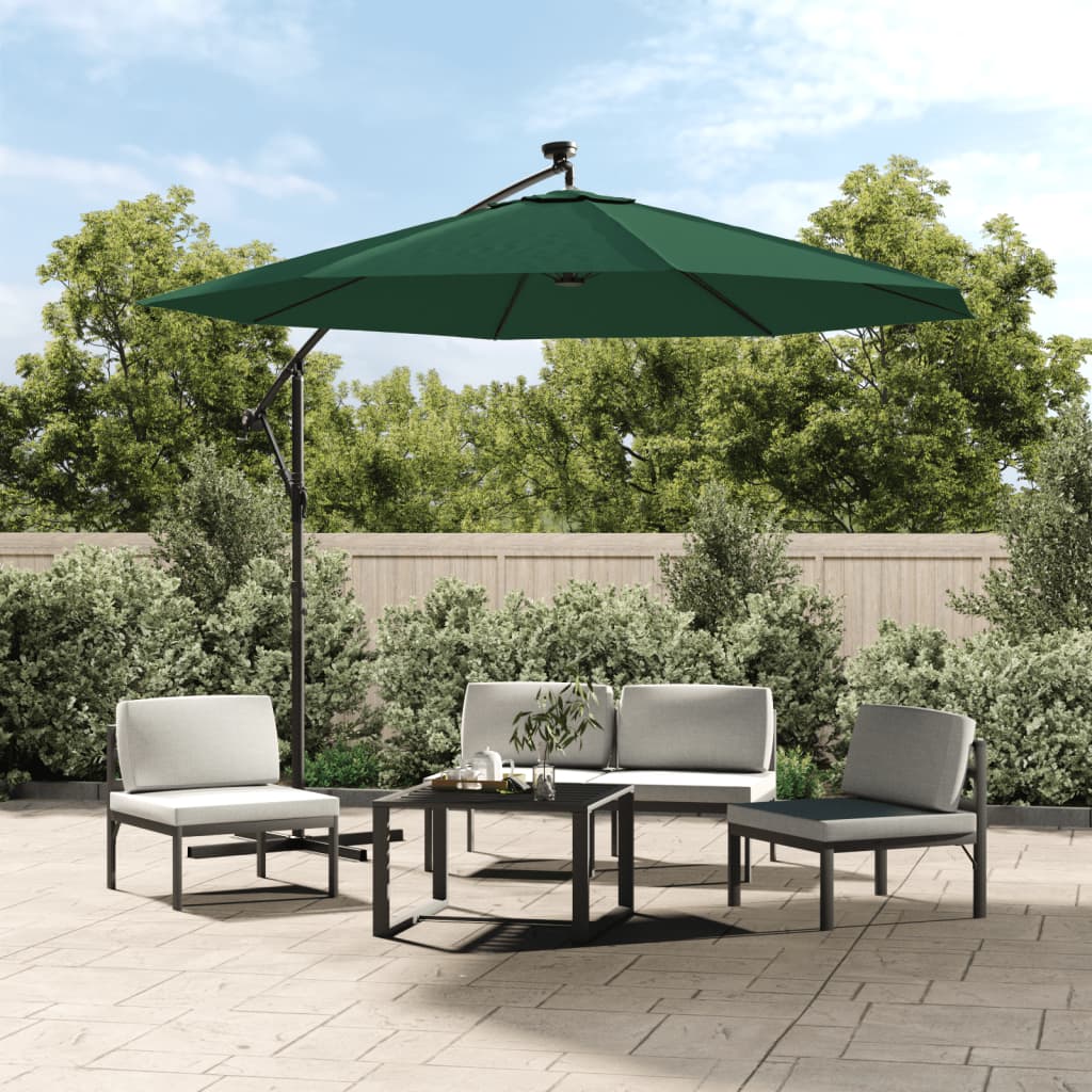Replacement Fabric for Cantilever Umbrella Green 350 cm - R and M Furniture