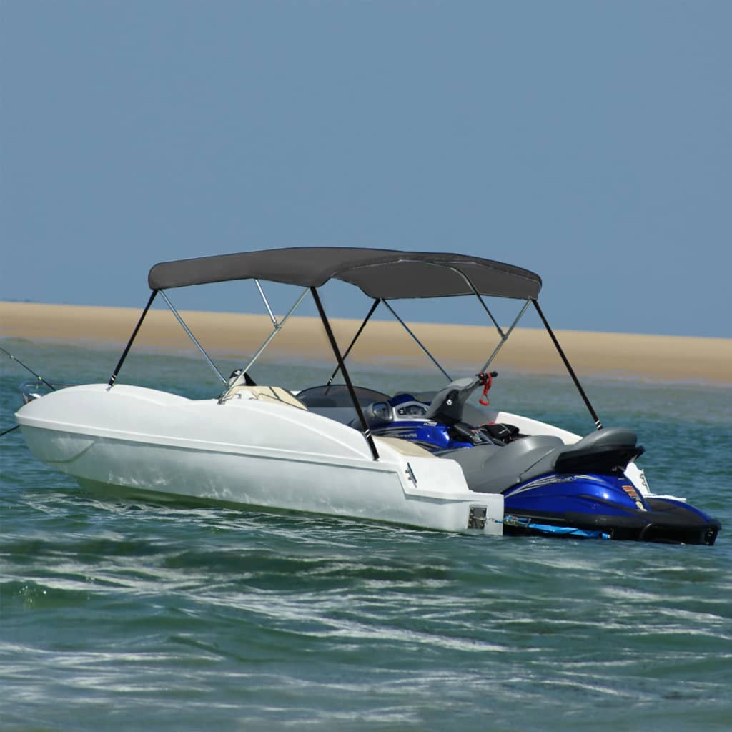 3 Bow Bimini Top Anthracite 183x140x137 cm - Tyrell & Tyrell