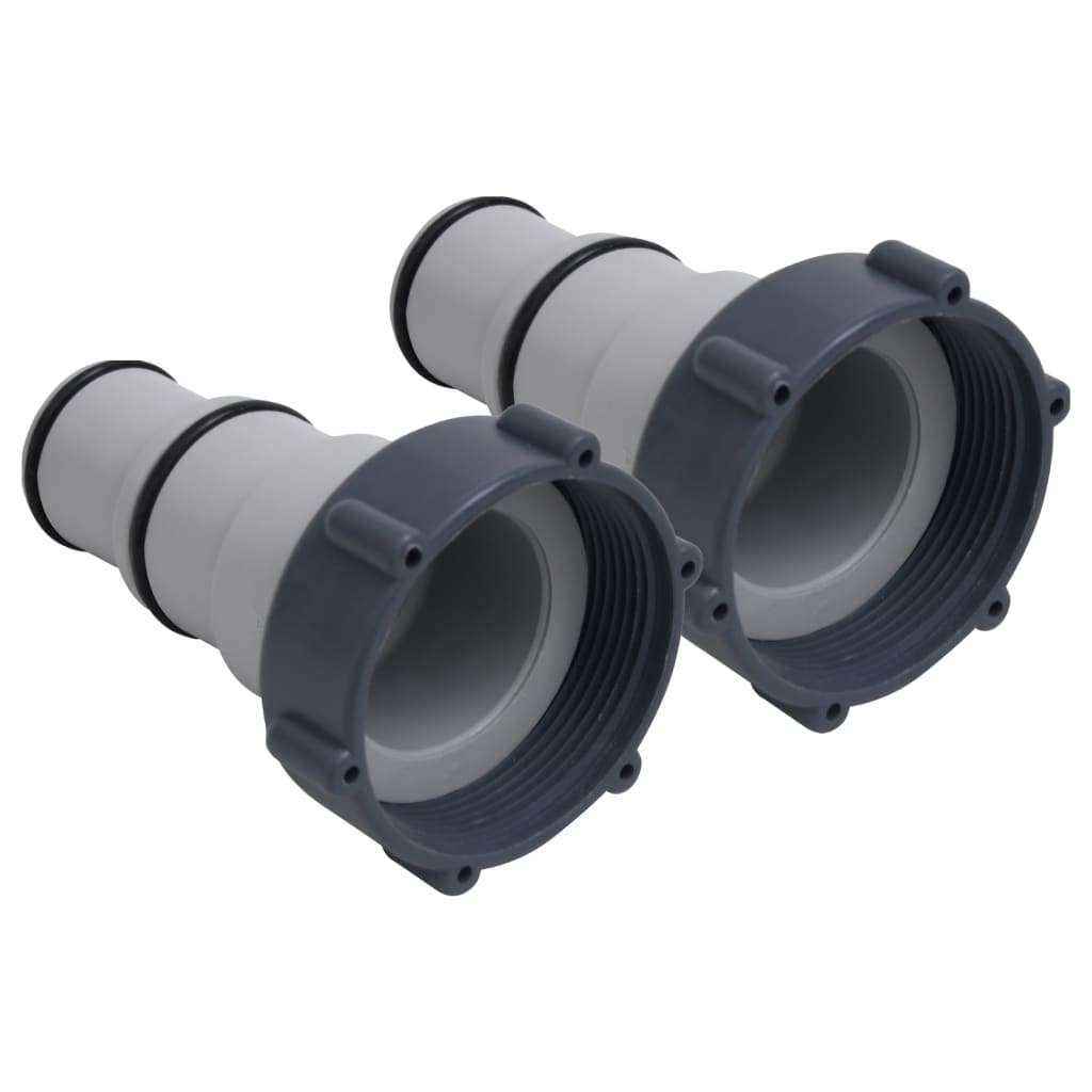 Pool Hose Adapters 2 Pcs Plastic - R and M Furniture