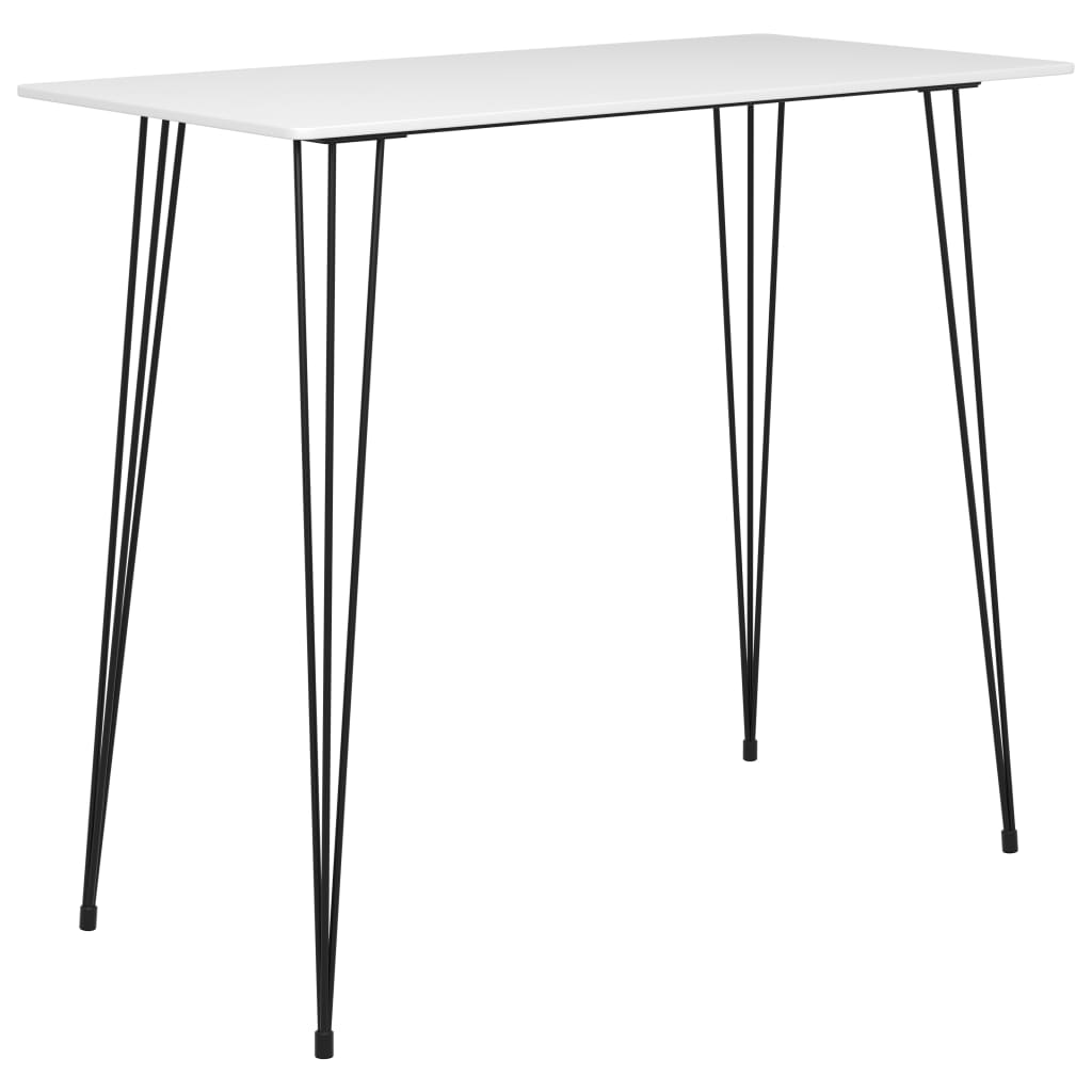 7 Piece Bar Set White and Black - Discount Dealers