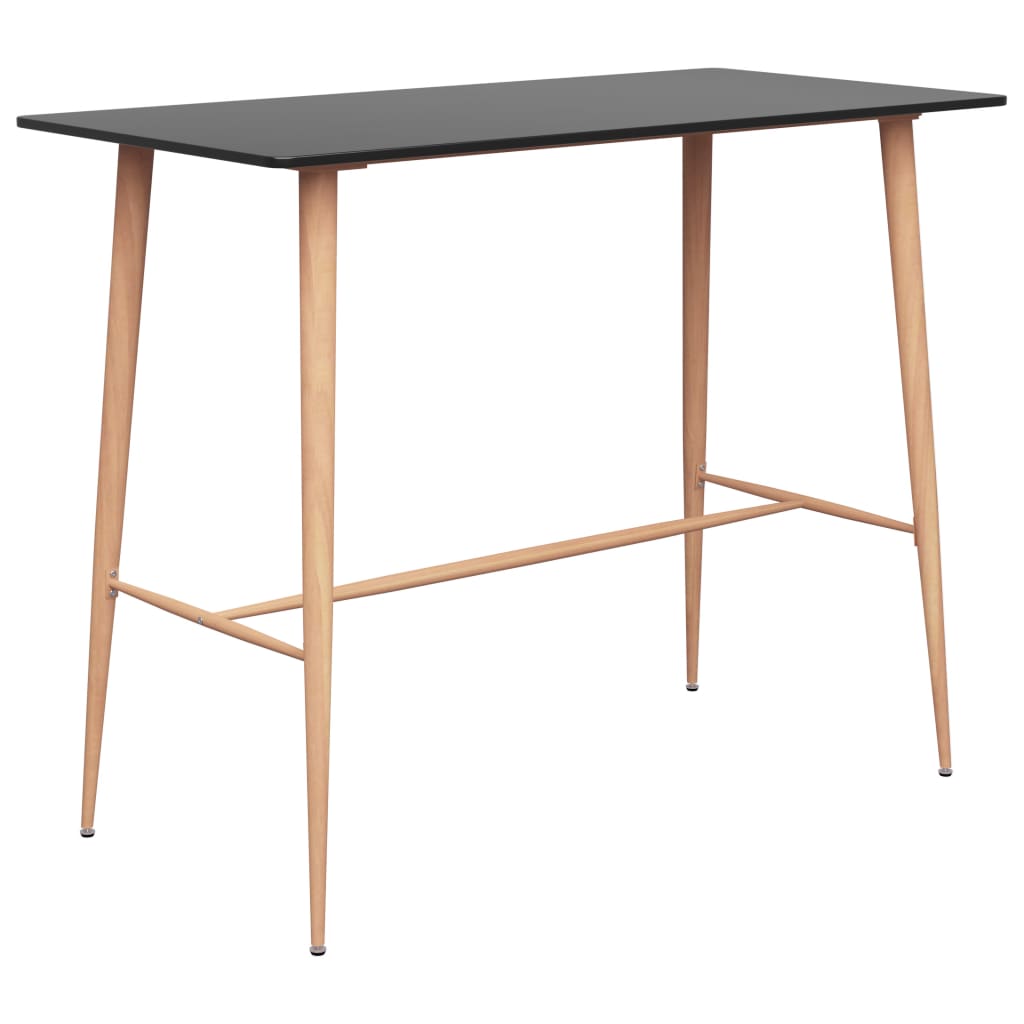 7 Piece Bar Set Black - Casper Homes
