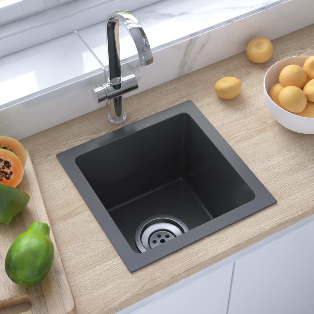 Handmade Kitchen Sink Black Stainless Steel - All Things Good