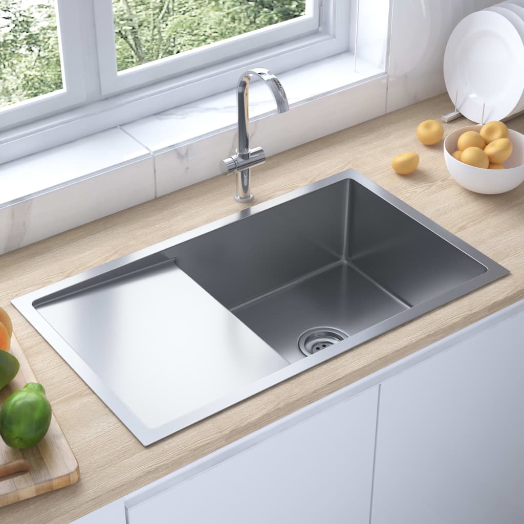 Handmade Kitchen Sink Stainless Steel - R and M Furniture