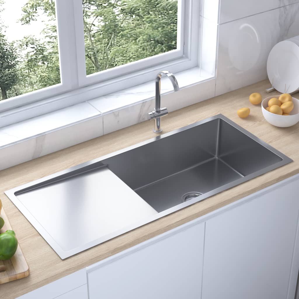 Handmade Kitchen Sink Stainless Steel - Brittle & Co