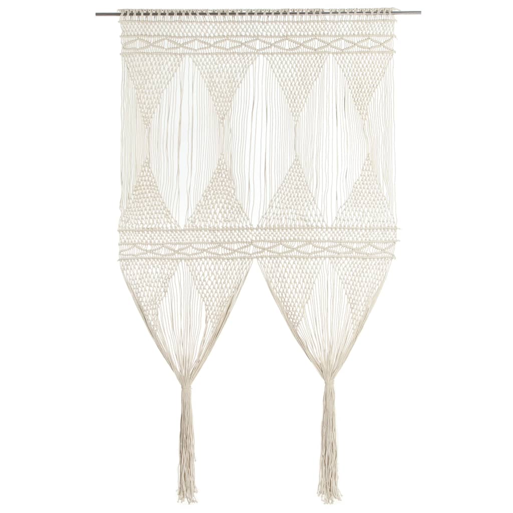 Macrame Curtain 140x240 cm Cotton - Tyrell & Tyrell