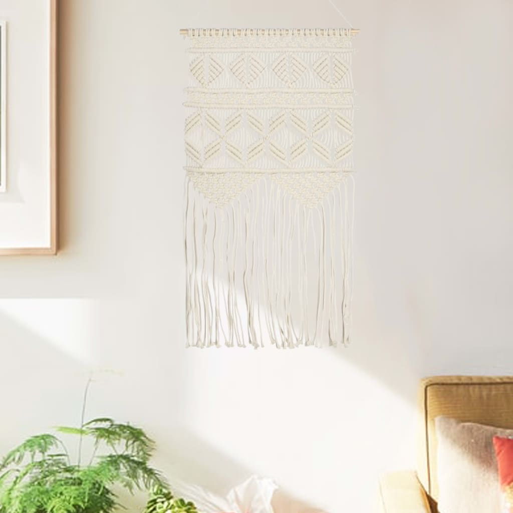 Macrame Wall Hanger 40x80 cm Cotton - Discount Dealers