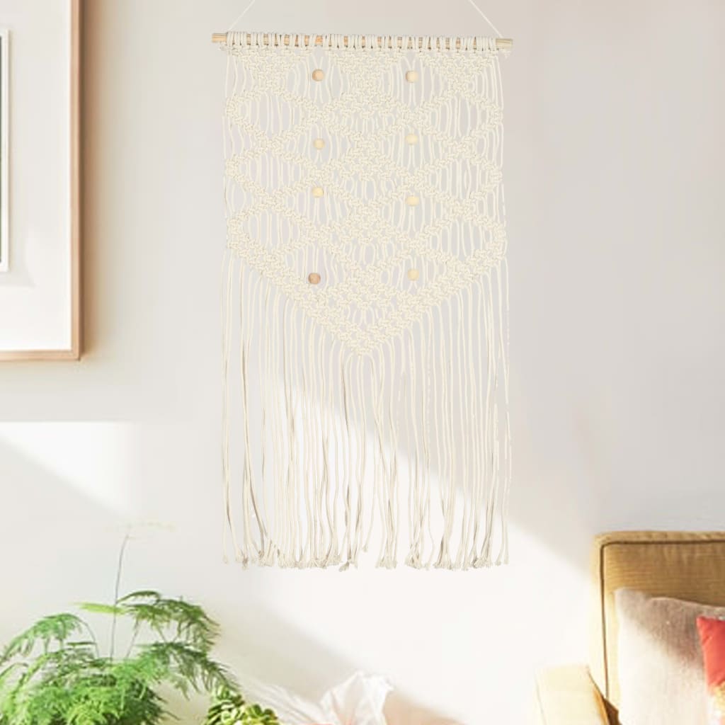 Macrame Wall Hanger 40x80 cm Cotton - Sid & Sam