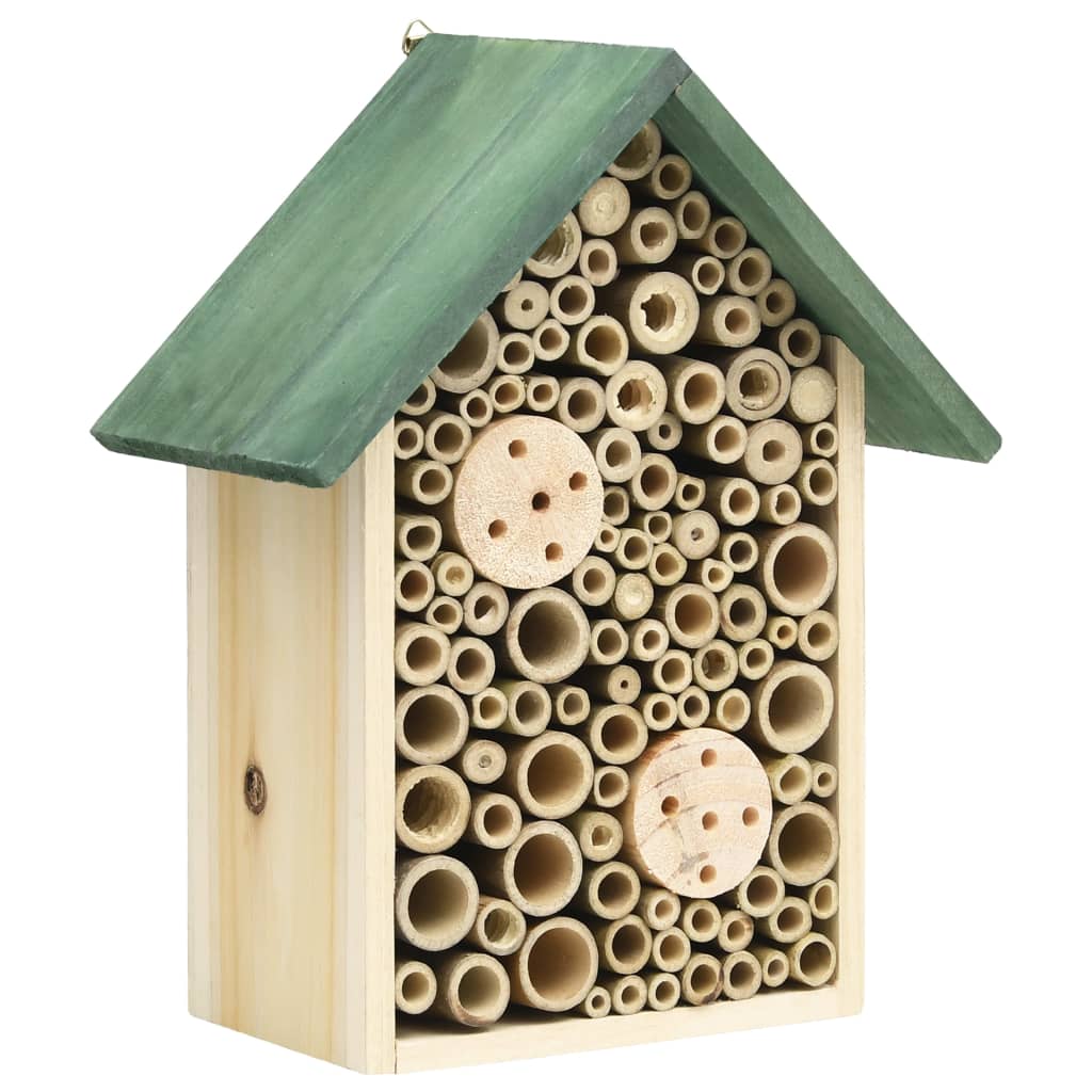 Insect Hotels 2 pcs 23x14x29 cm Solid Firwood - The Home Maker