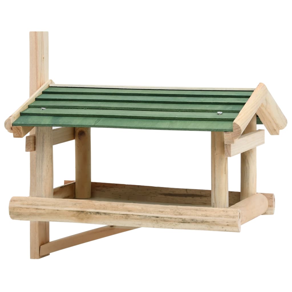 Bird Feeder Solid Wood 35x29.5x21 cm - Decor Base