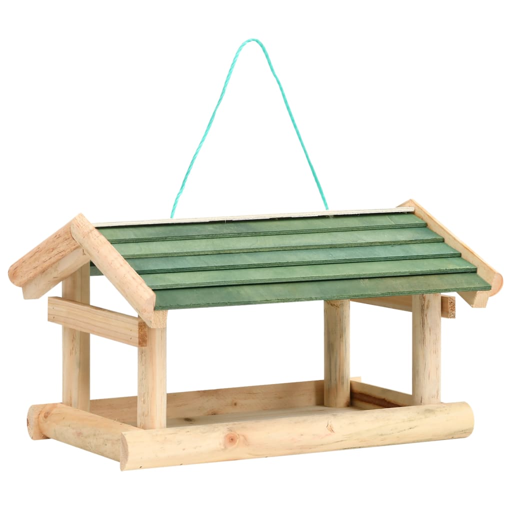 Bird Feeder Solid Wood 35x29.5x21 cm - Merlin Deals