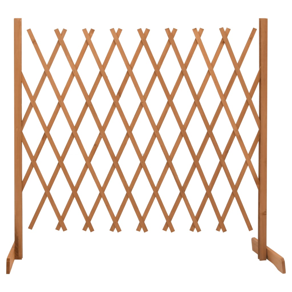 Garden Trellis Fence Orange 180x100 cm Solid Firwood - Design Hut